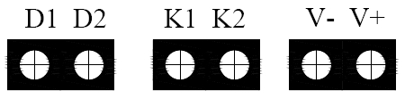 GST-BT001F獨(dú)立式可燃?xì)怏w探測(cè)器對(duì)外接線(xiàn)端子示意圖